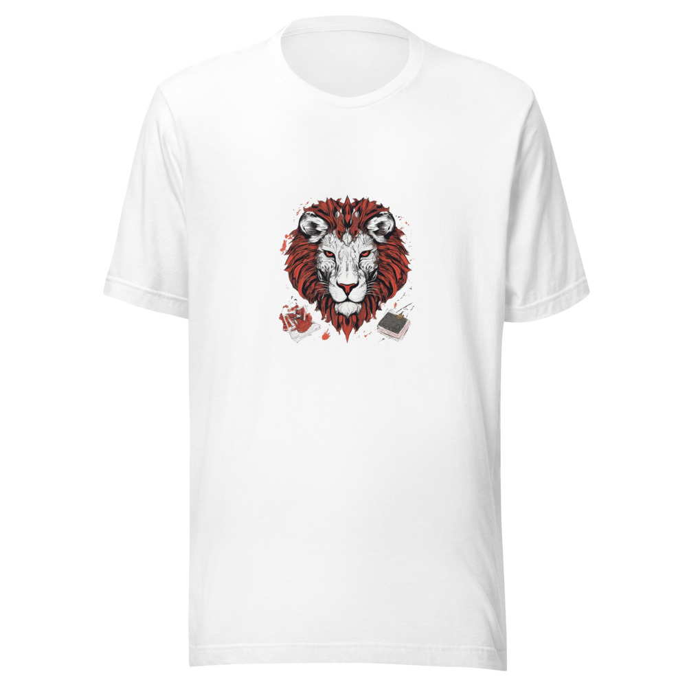 White T-Shirt with print art