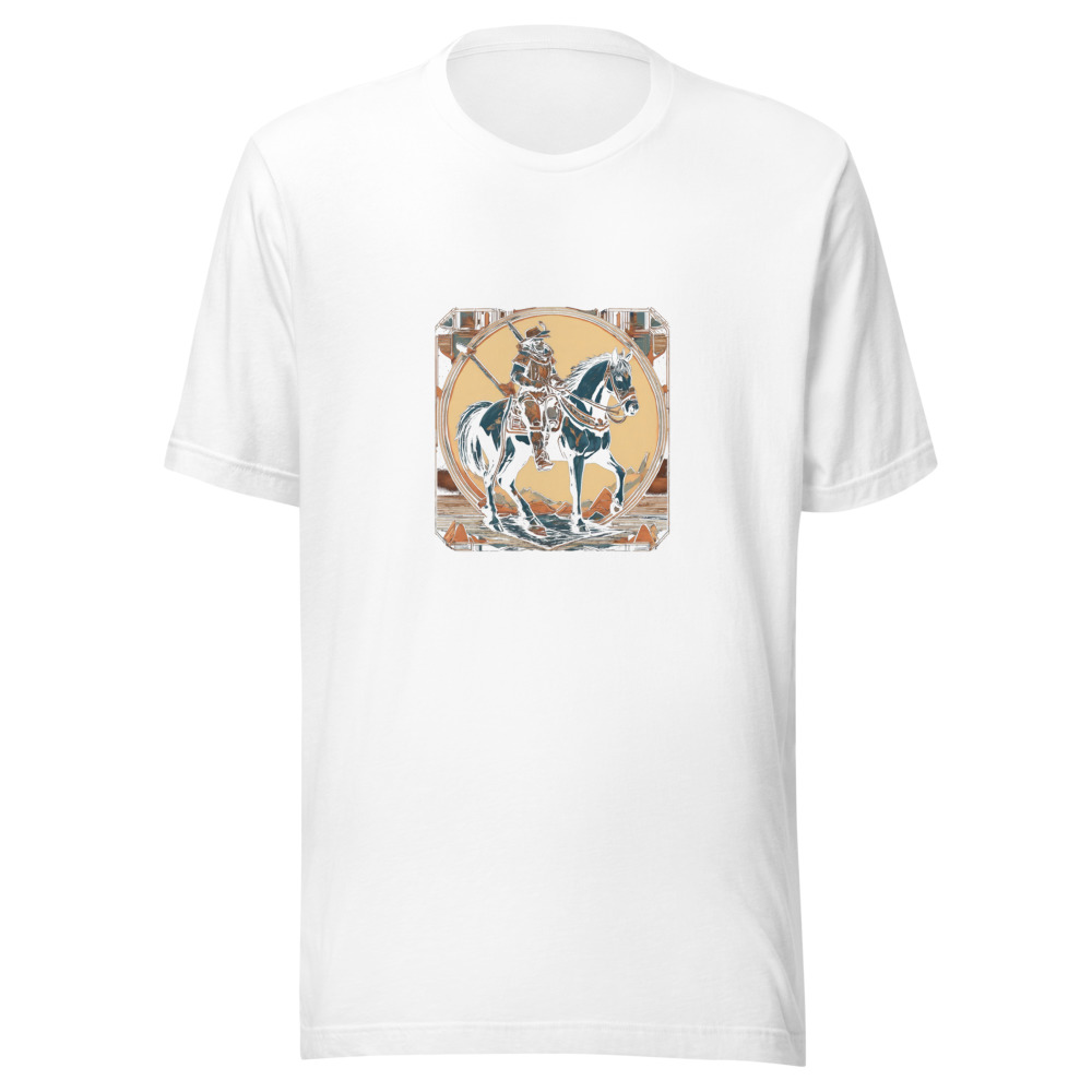 White T-Shirt with print art