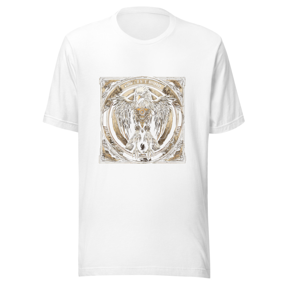 White T-Shirt with print art