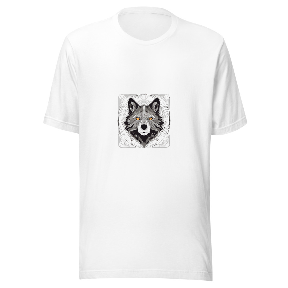 White T-Shirt with print art