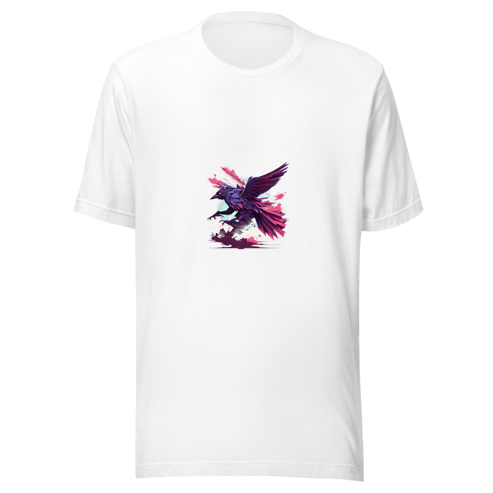 White T-Shirt with print art