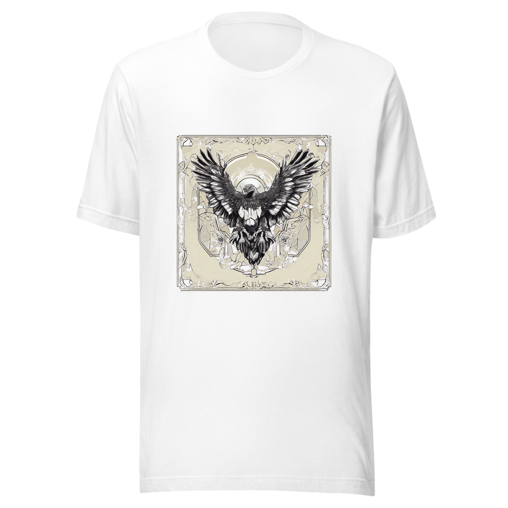 White T-Shirt with print art