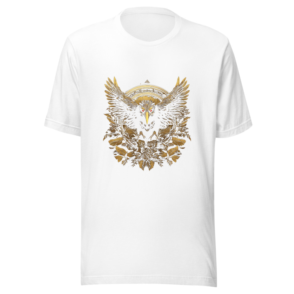 White T-Shirt with print art
