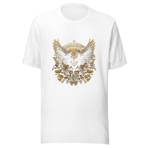 White T-Shirt with print art