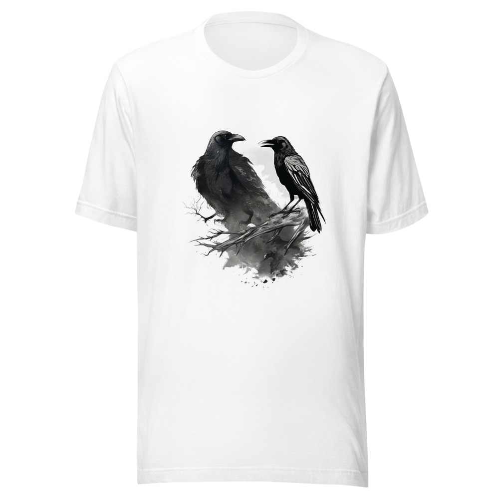White T-Shirt with print art