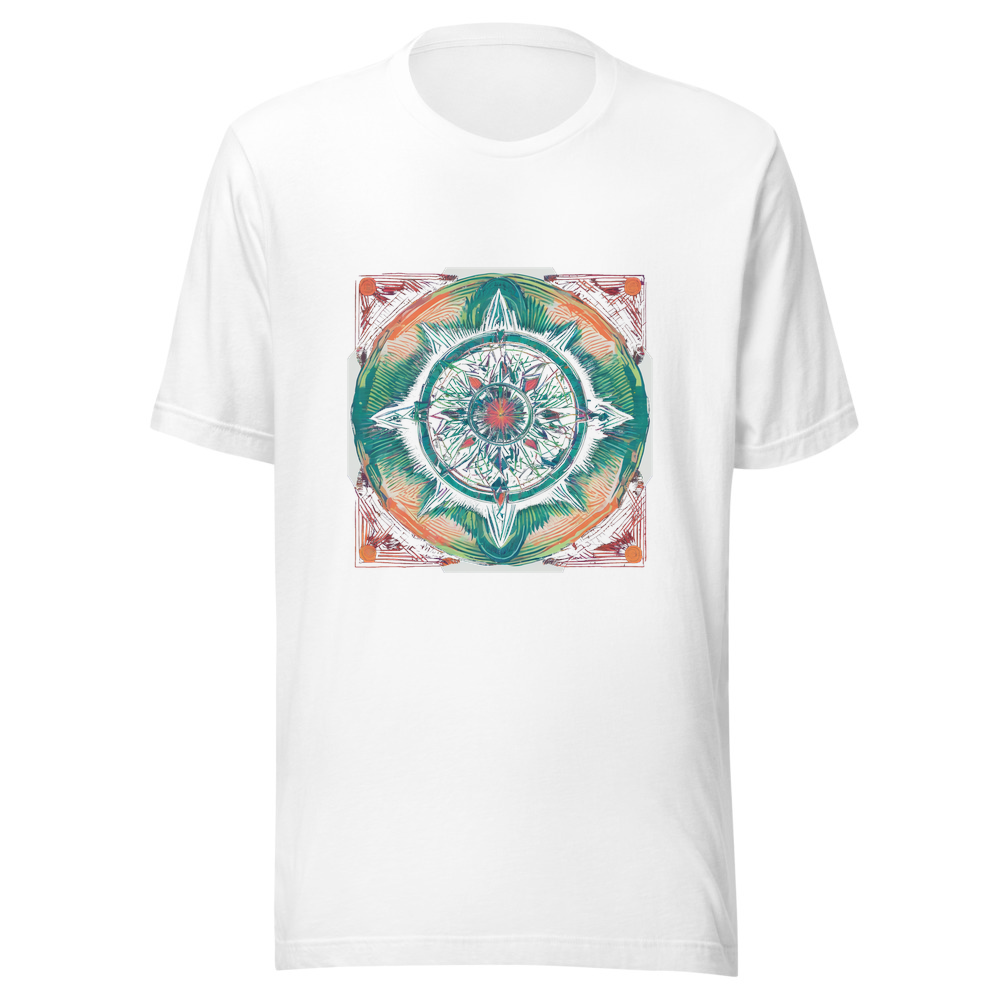 White T-Shirt with print art