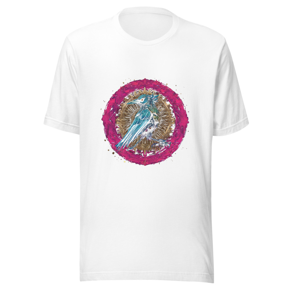 White T-Shirt with print art