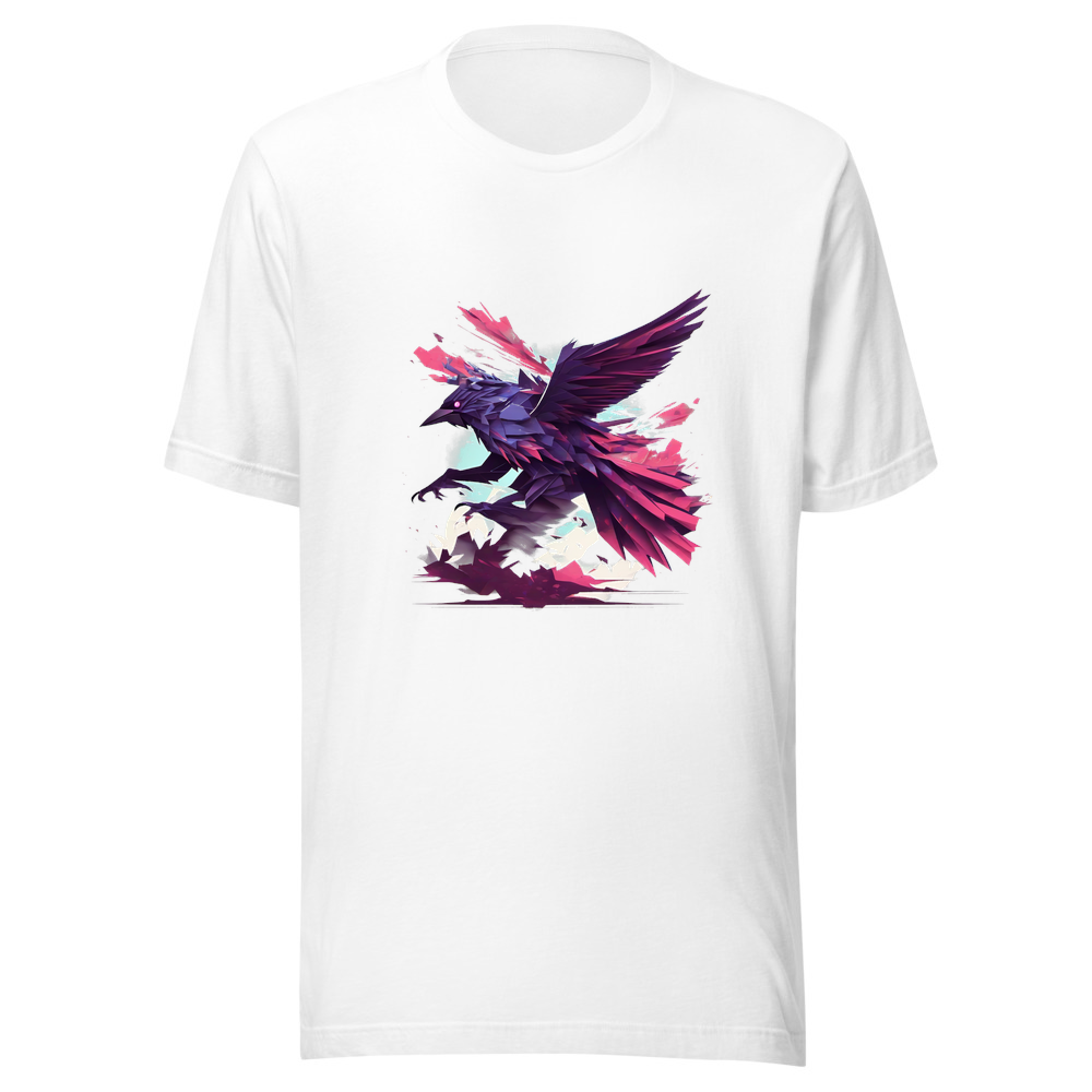 White T-Shirt with print art
