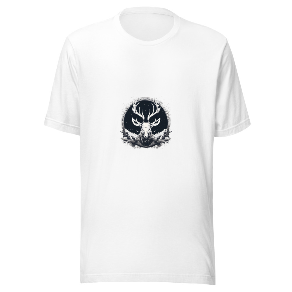 White T-Shirt with print art
