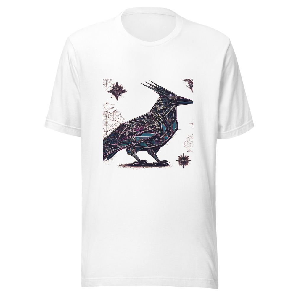 White T-Shirt with print art