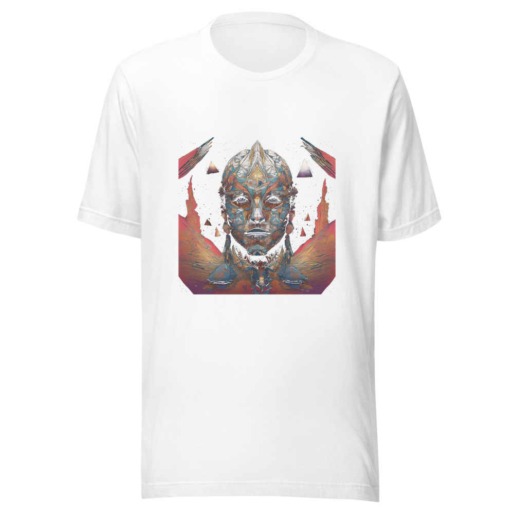 White T-Shirt with print art