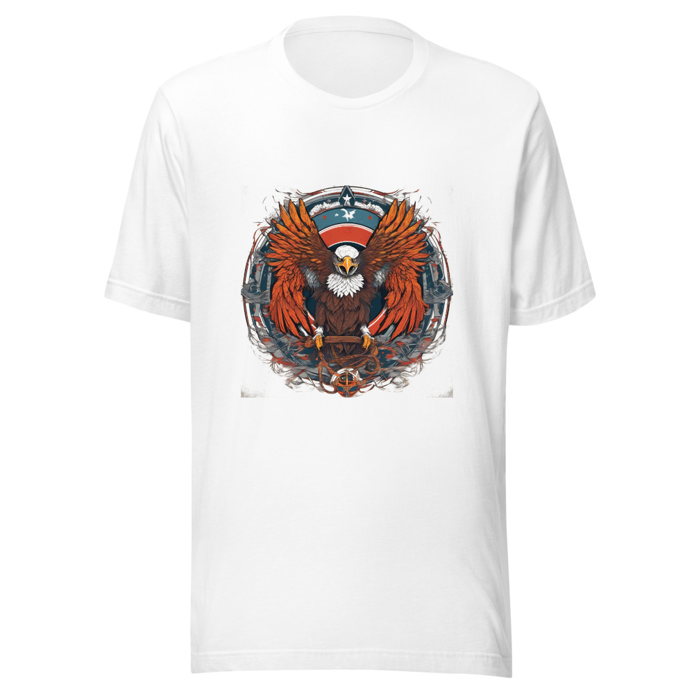 White T-Shirt with print art