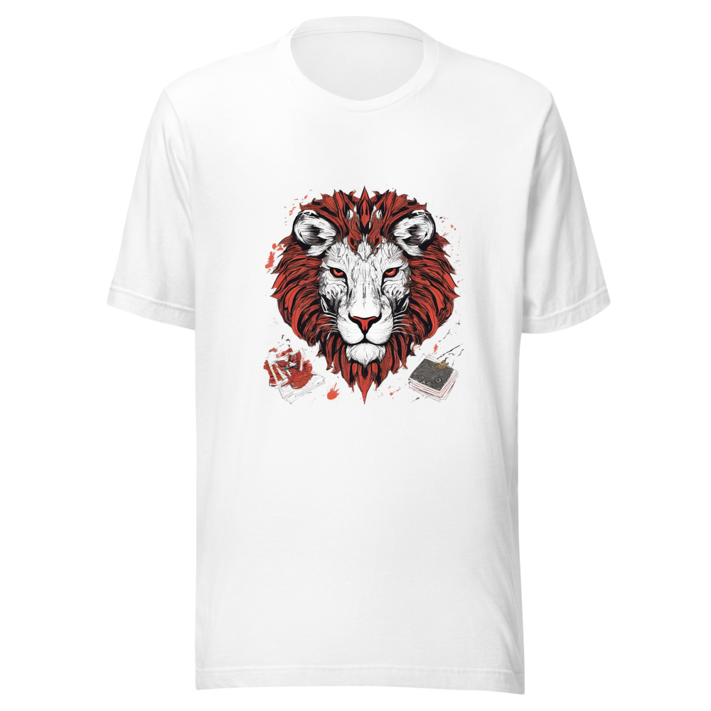 White T-Shirt with print art