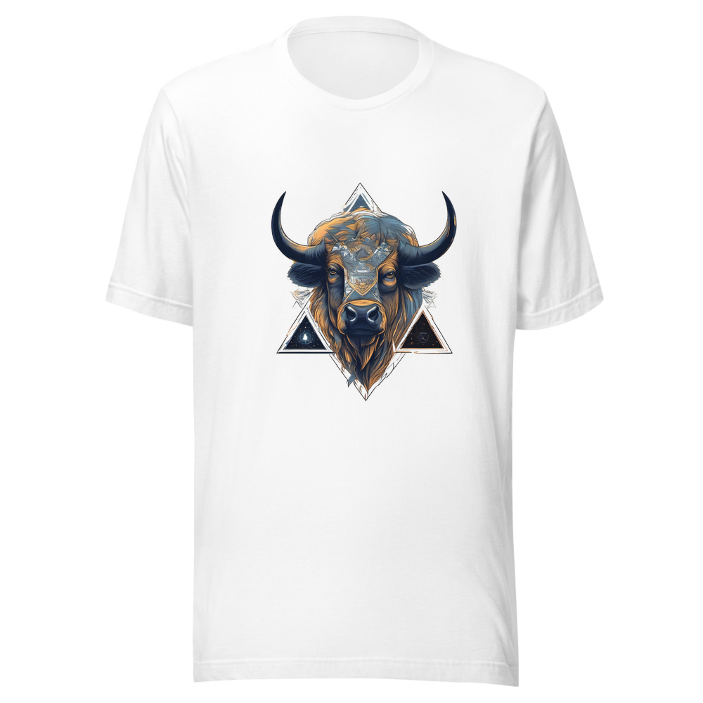 White T-Shirt with print art