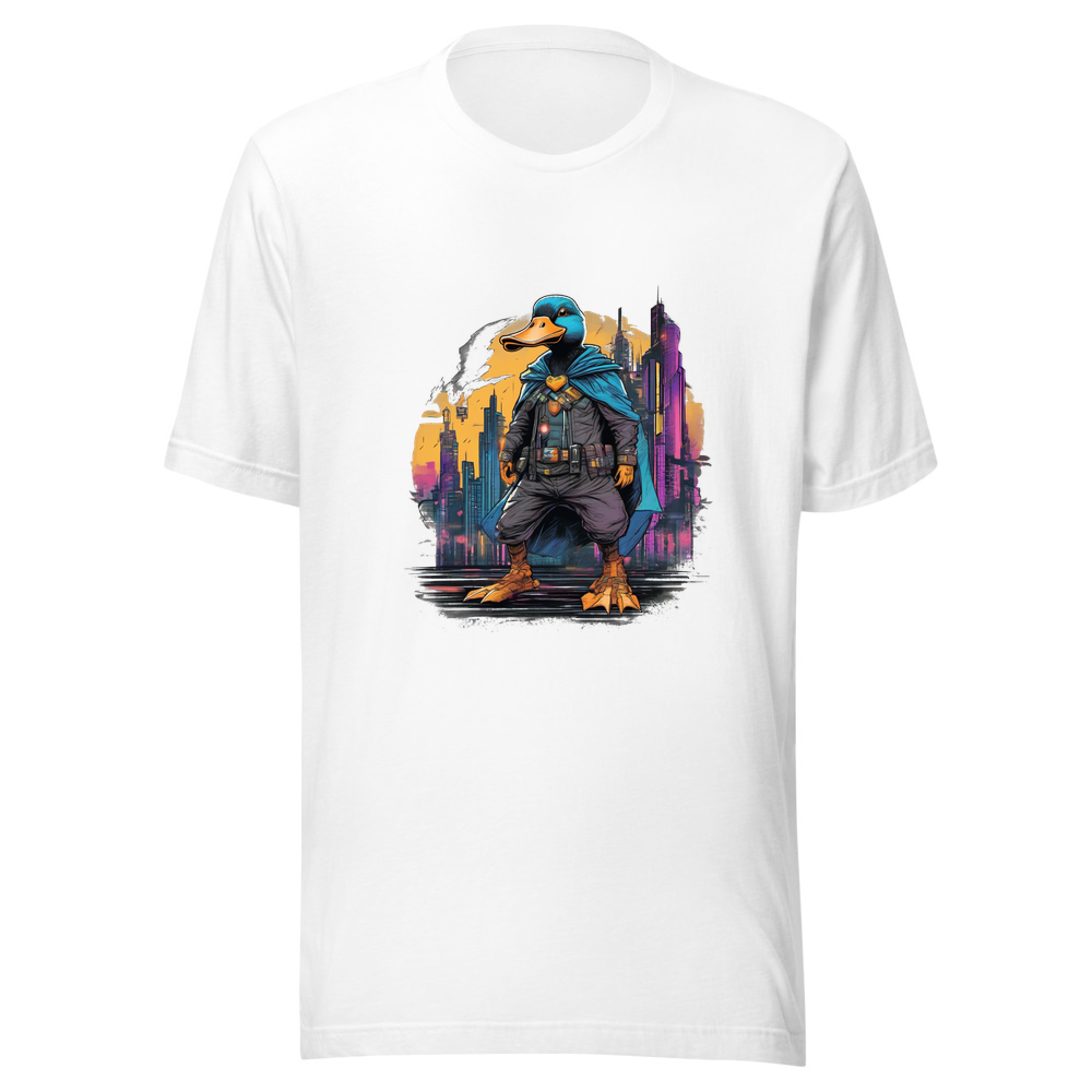 White T-Shirt with print art