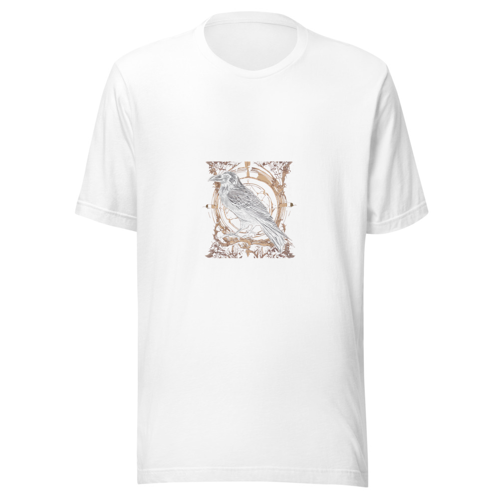 White T-Shirt with print art