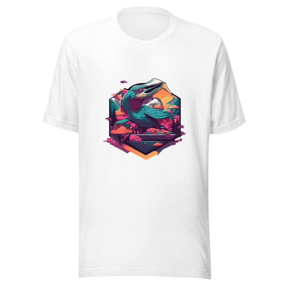 White T-Shirt with print art