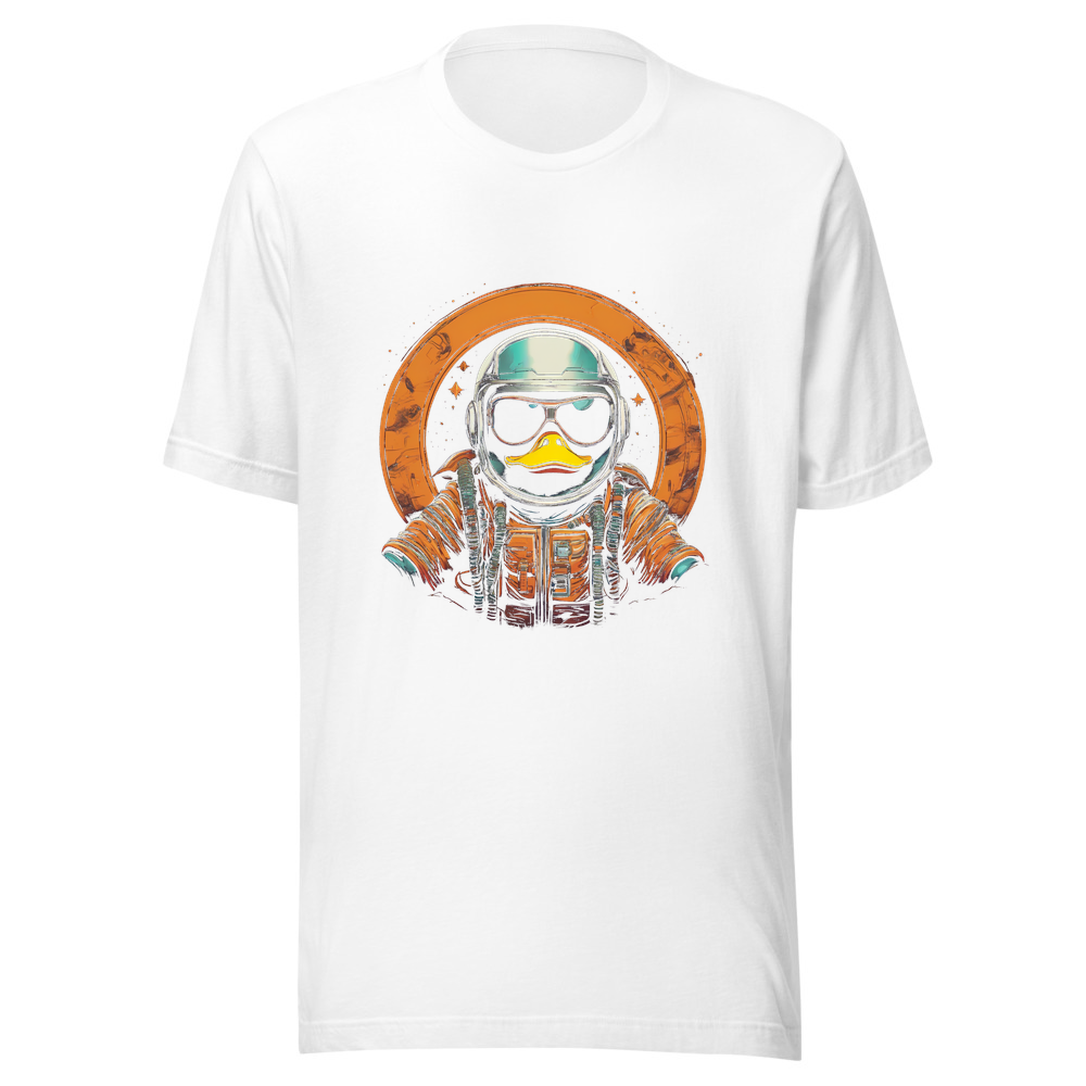 White T-Shirt with print art