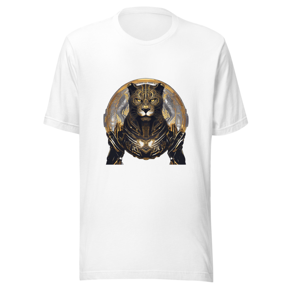 White T-Shirt with print art