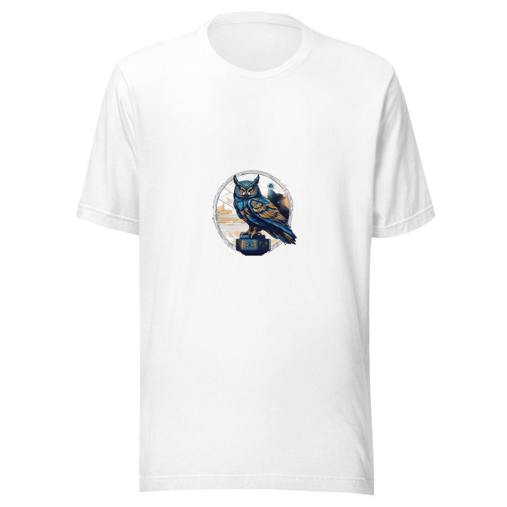 White T-Shirt with print art
