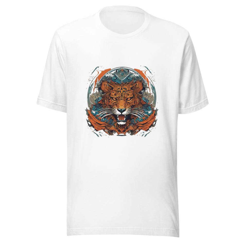 White T-Shirt with print art
