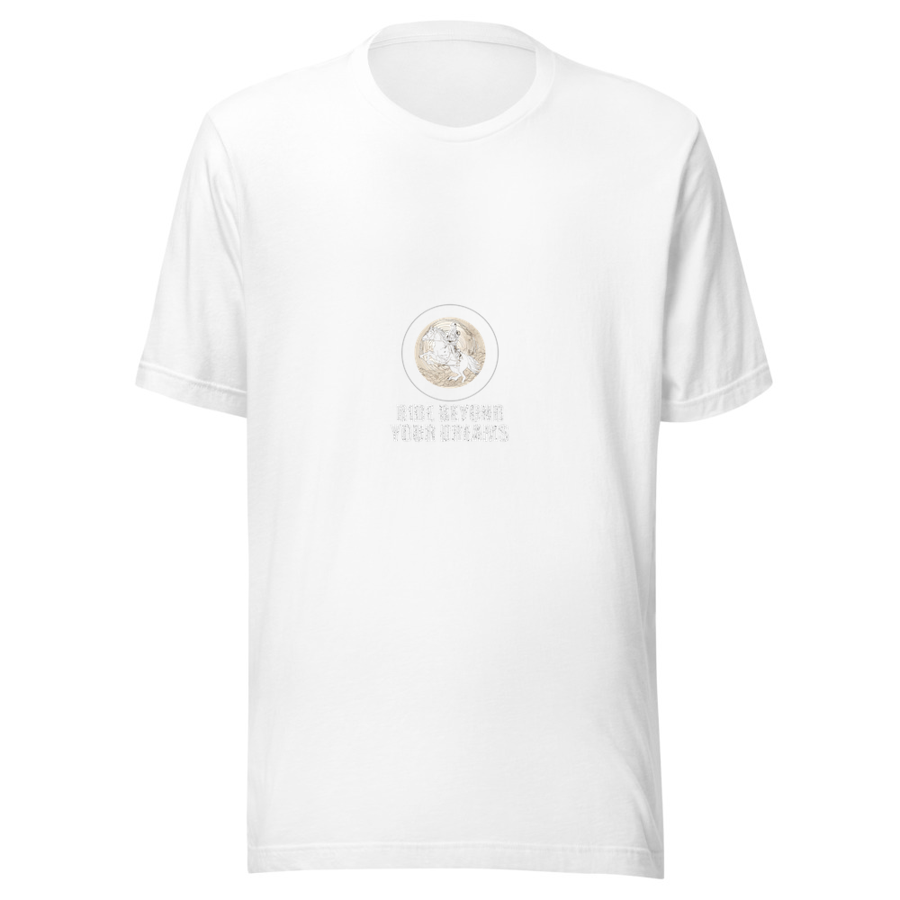 White T-Shirt with print art