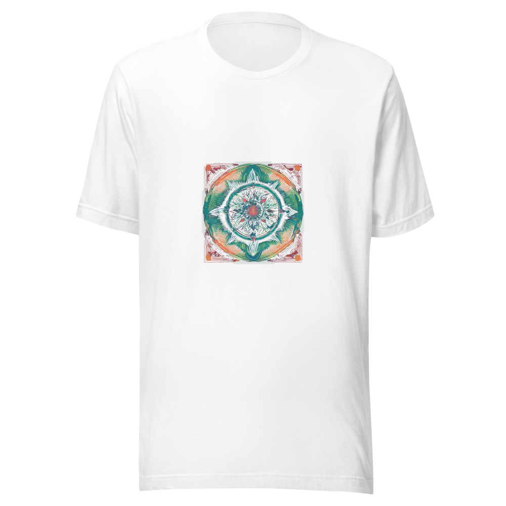 White T-Shirt with print art