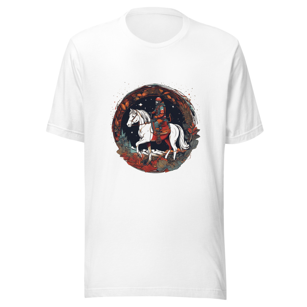 White T-Shirt with print art