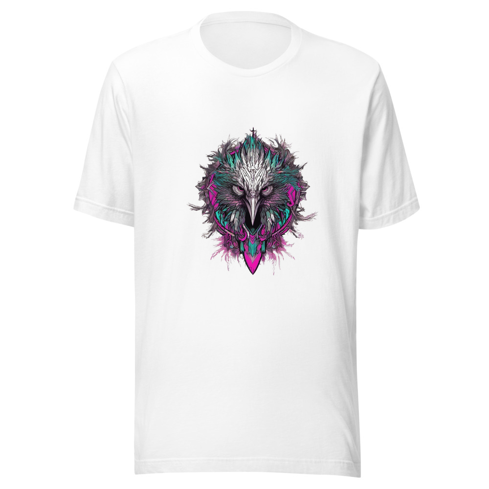 White T-Shirt with print art