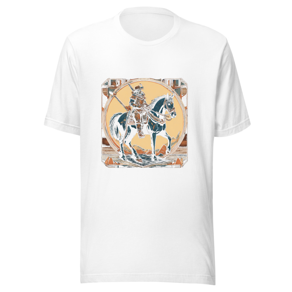 White T-Shirt with print art