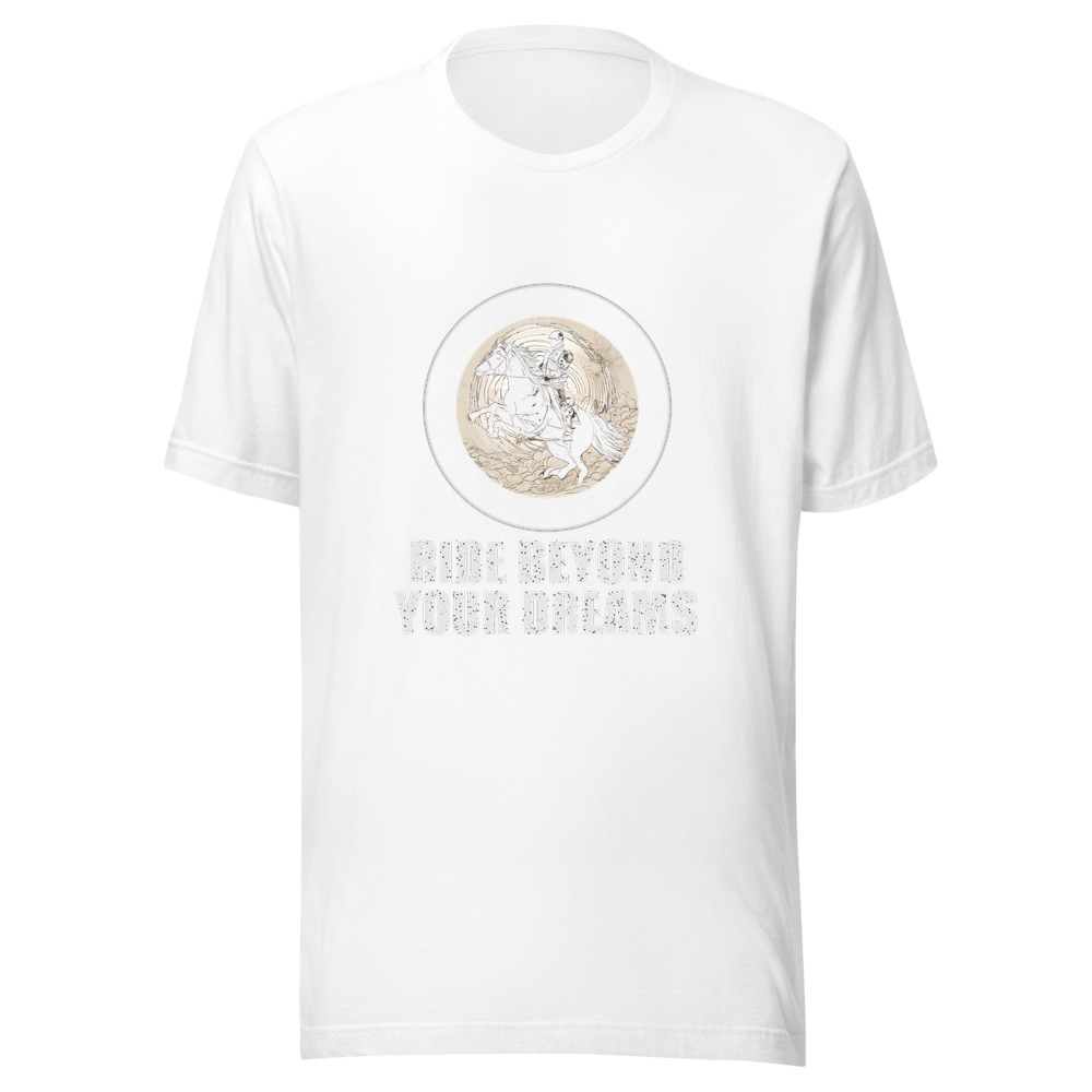 White T-Shirt with print art