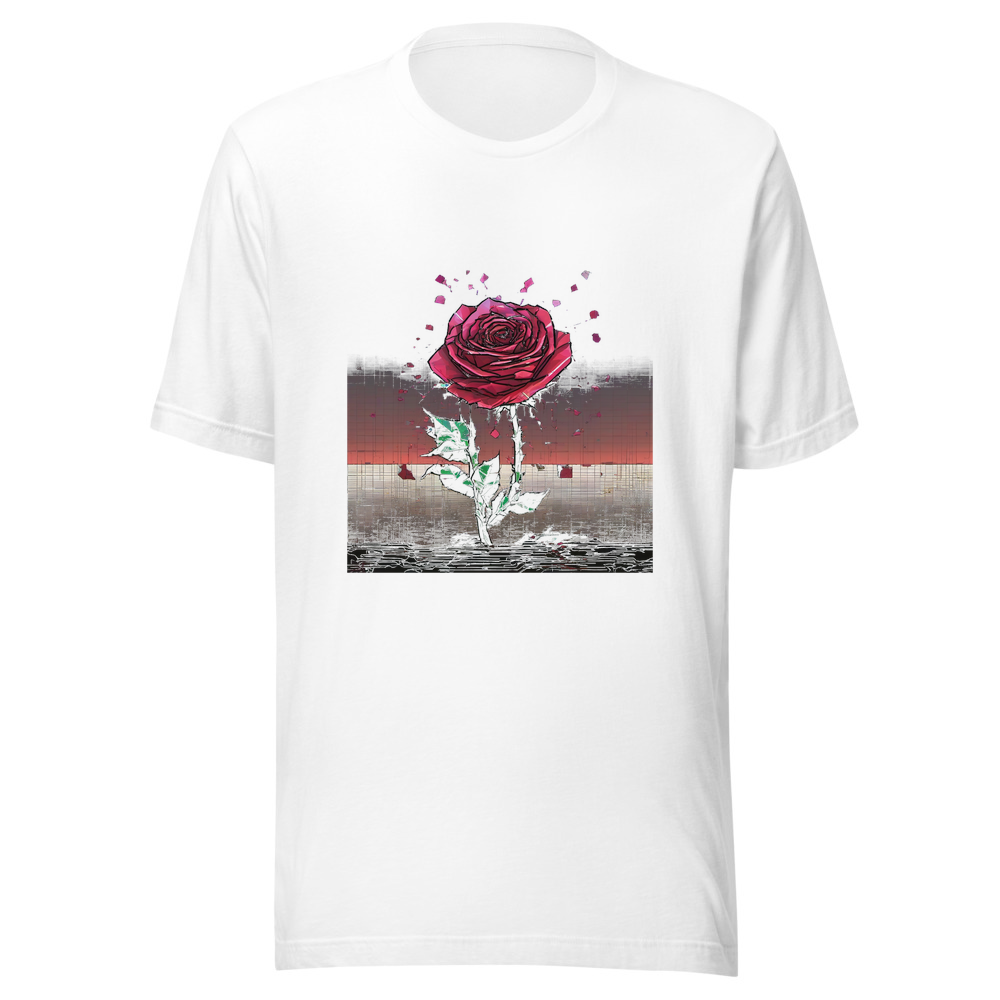 White T-Shirt with print art