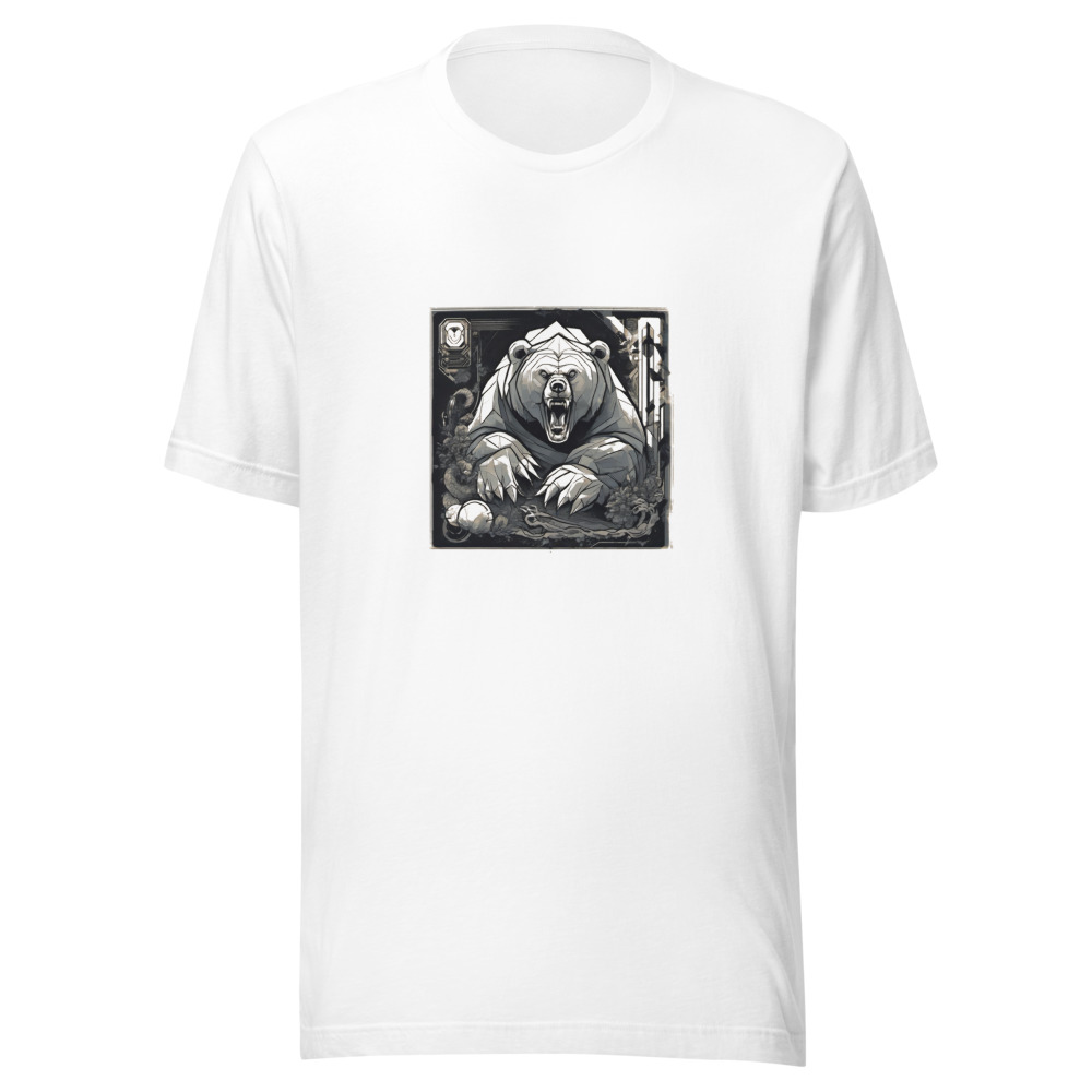 White T-Shirt with print art