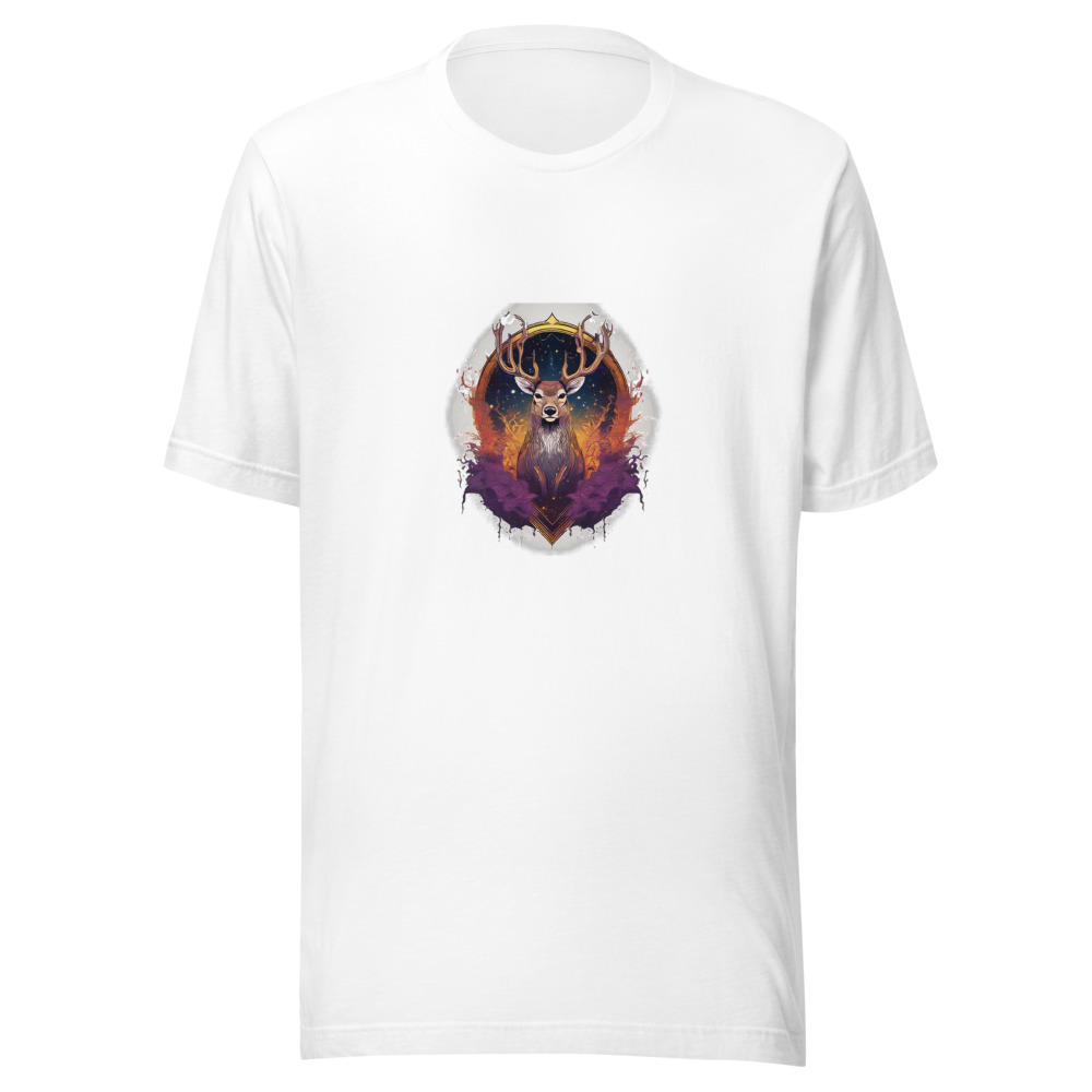 White T-Shirt with print art