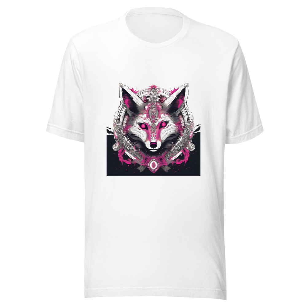 White T-Shirt with print art
