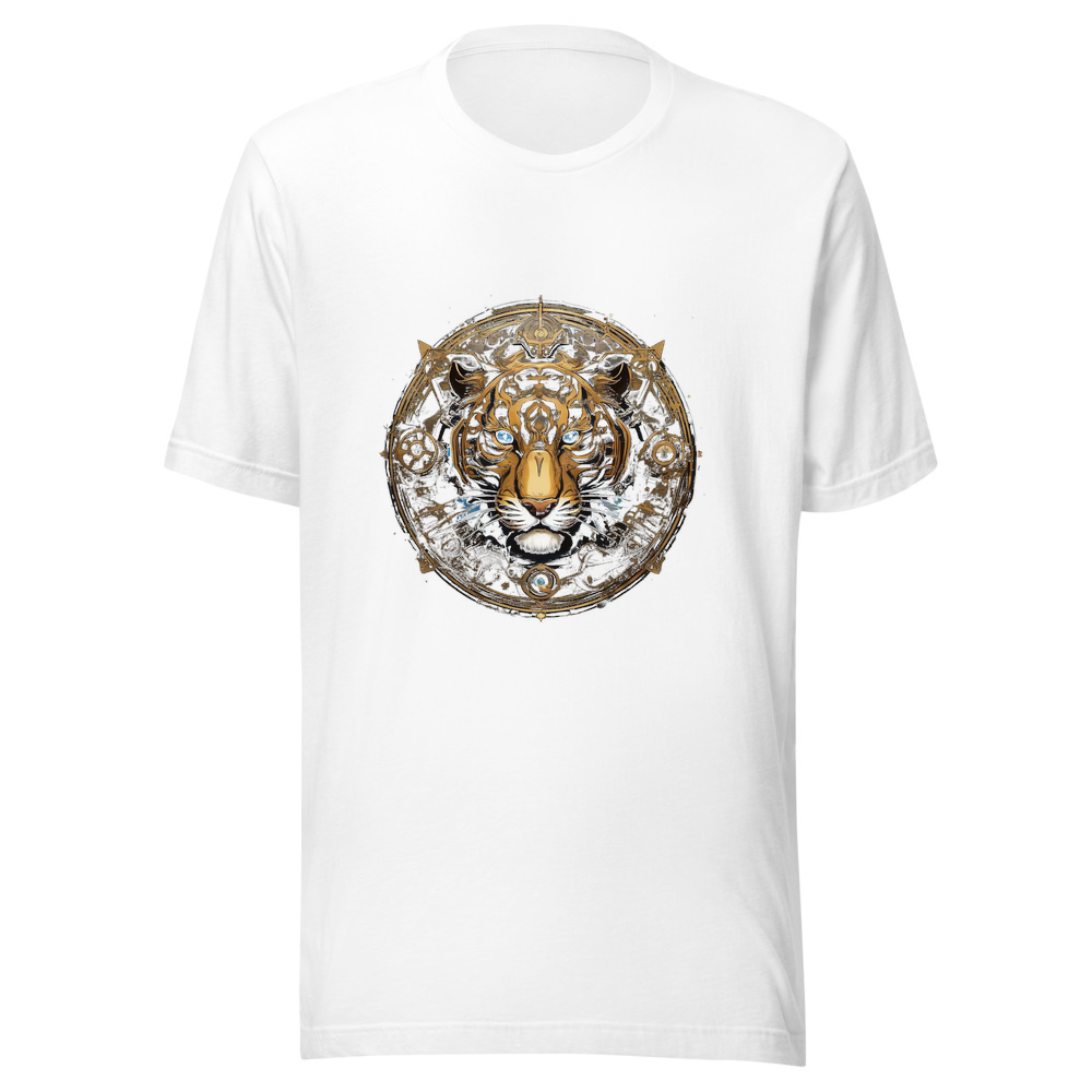 White T-Shirt with print art