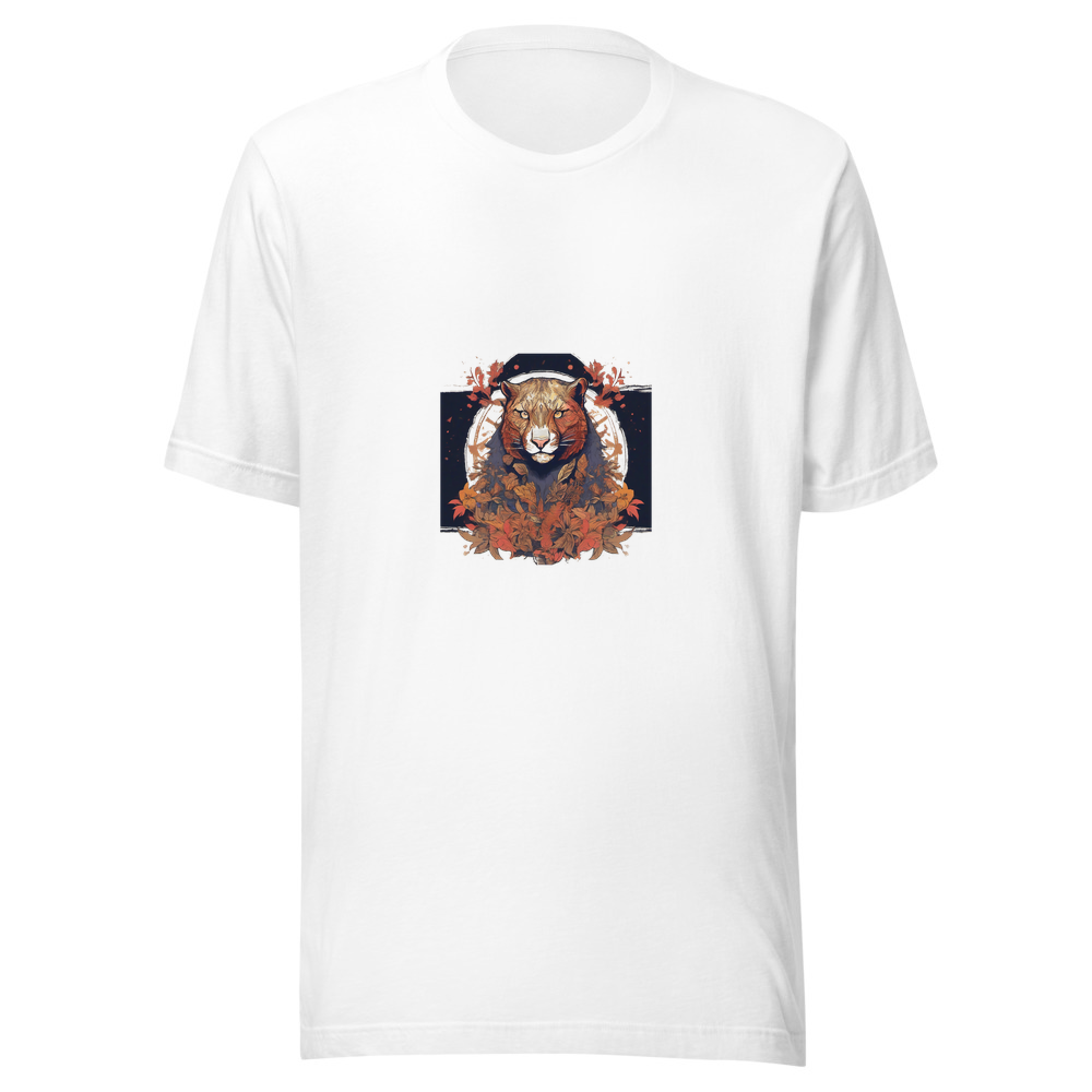White T-Shirt with print art