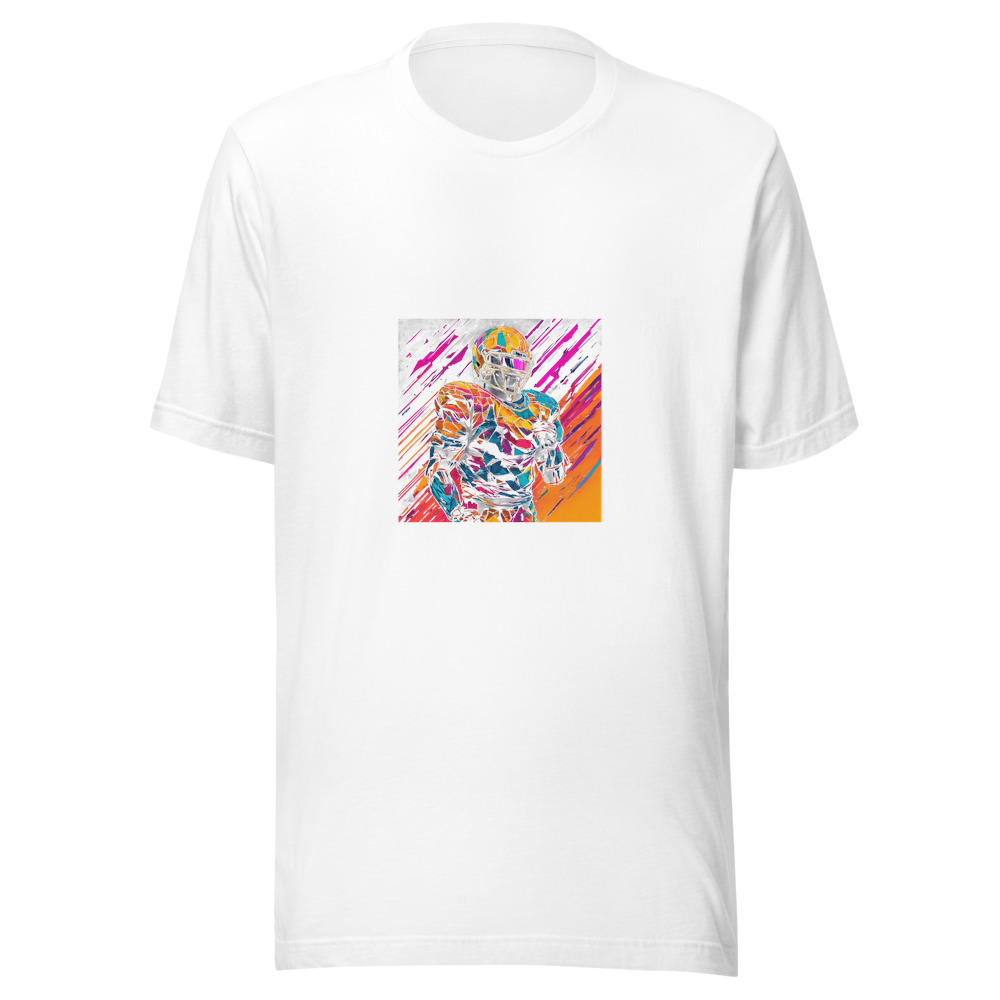 White T-Shirt with print art