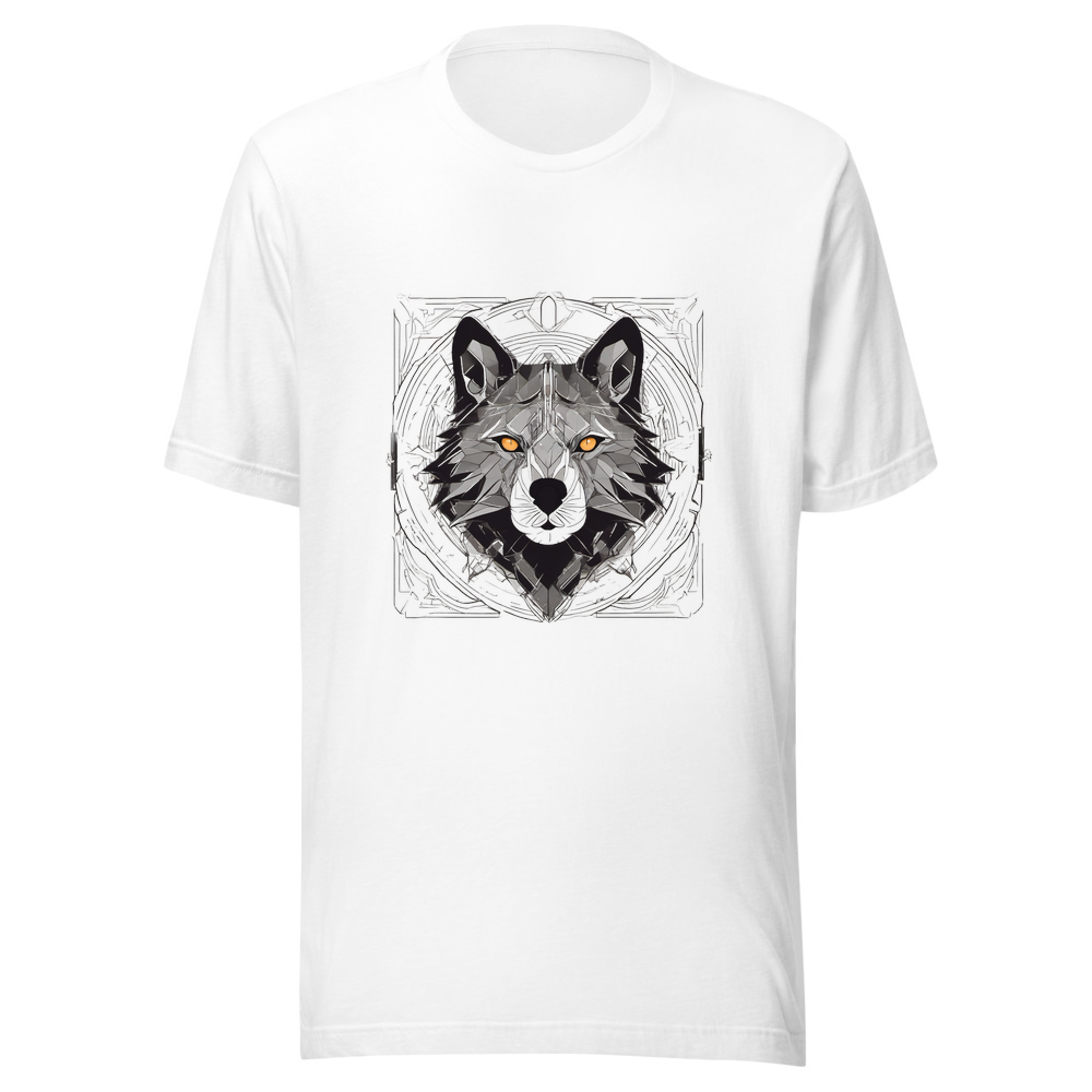 White T-Shirt with print art