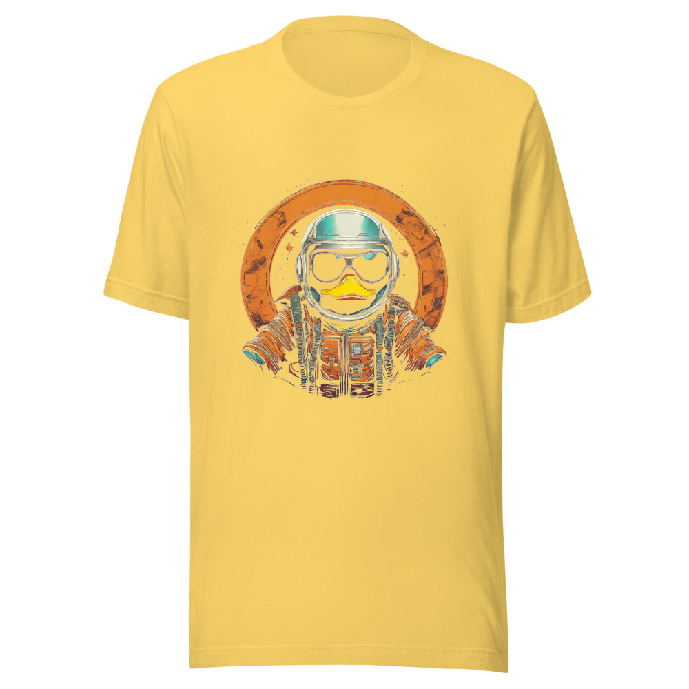 Yellow T-Shirt with print art
