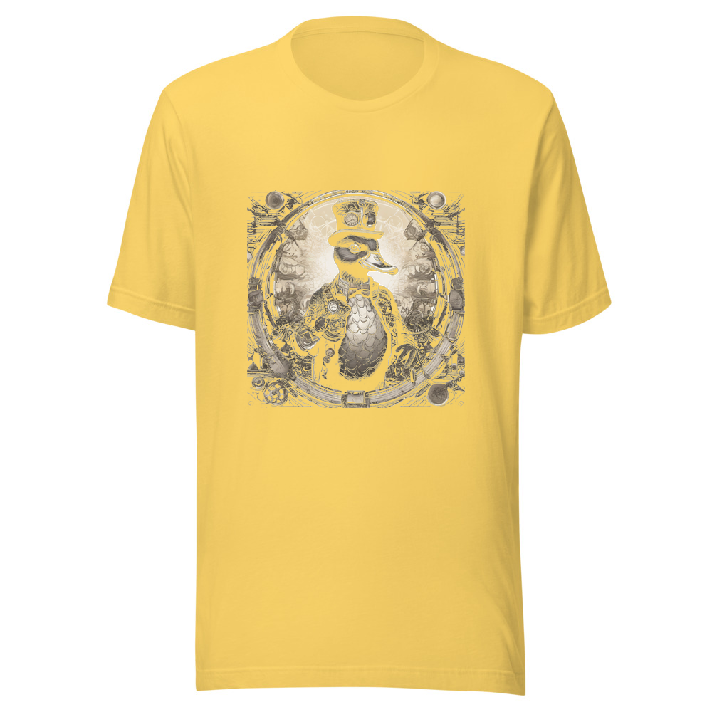 Yellow T-Shirt with print art