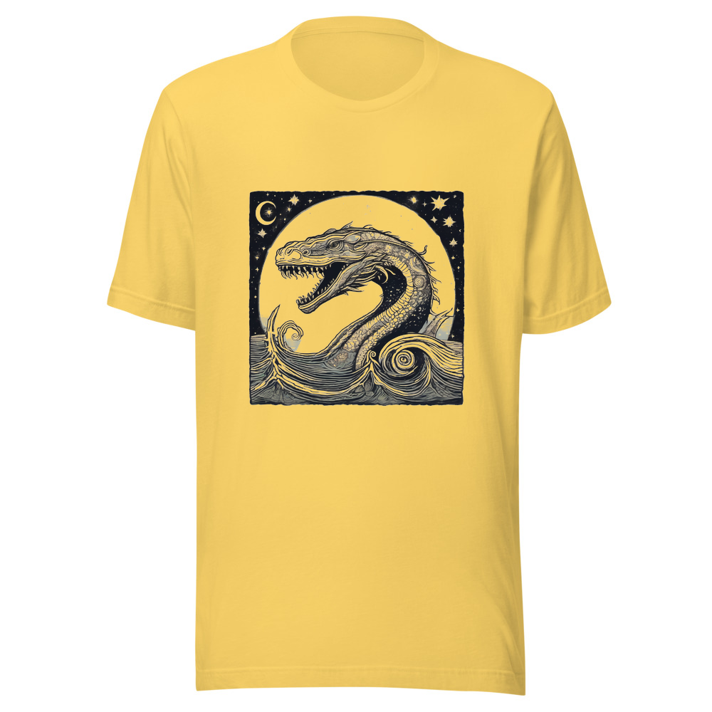 Yellow T-Shirt with print art