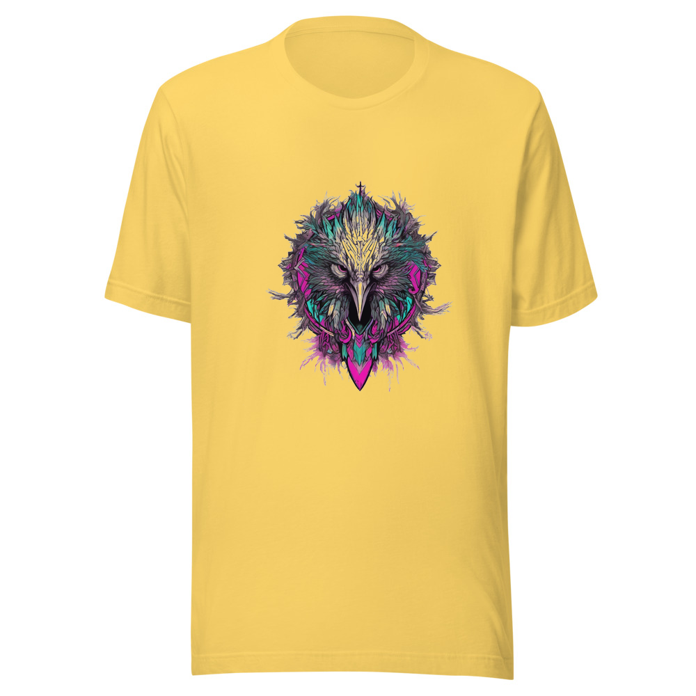 Yellow T-Shirt with print art