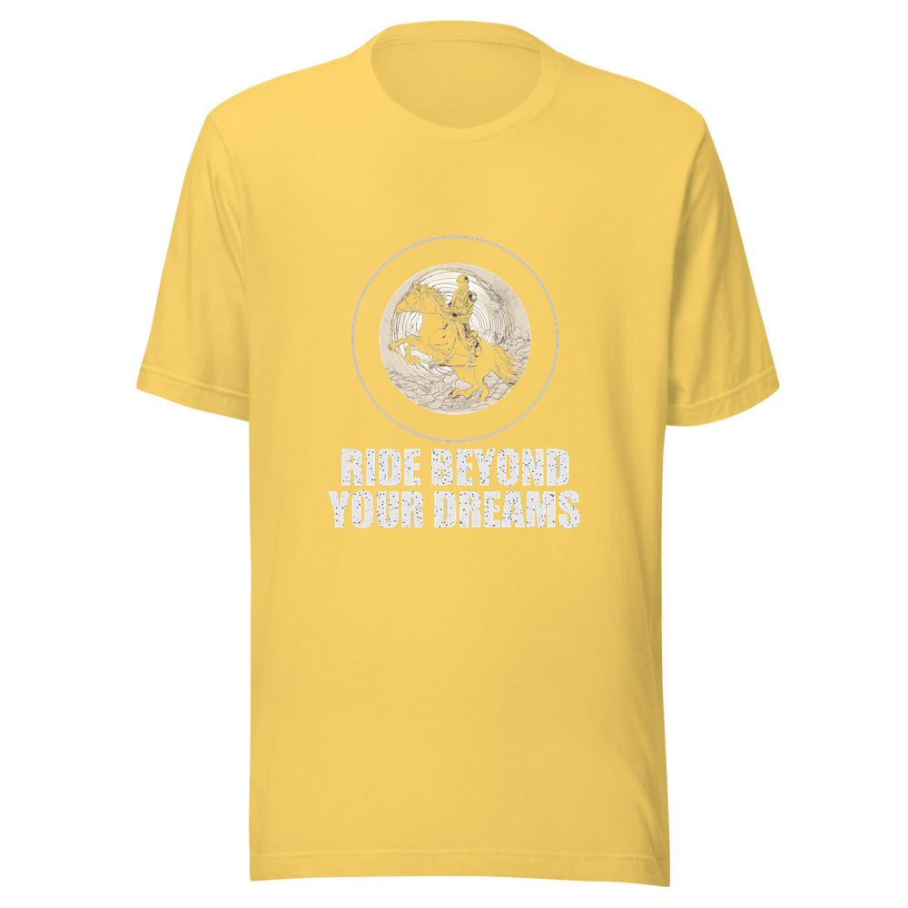 Yellow T-Shirt with print art