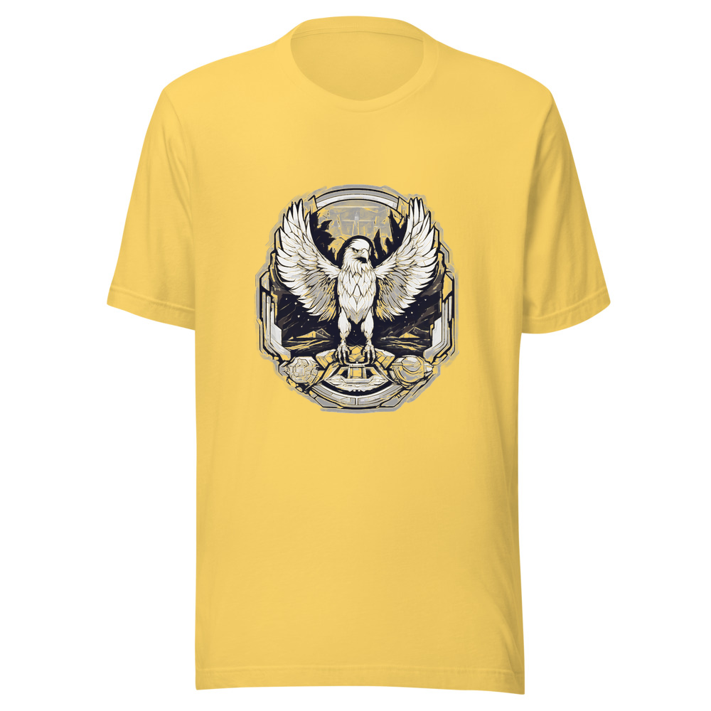 Yellow T-Shirt with print art