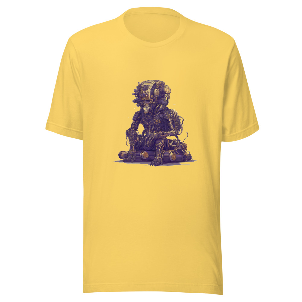 Yellow T-Shirt with print art