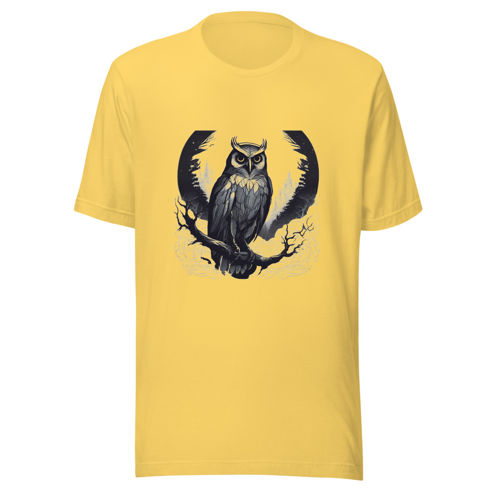 Yellow T-Shirt with print art