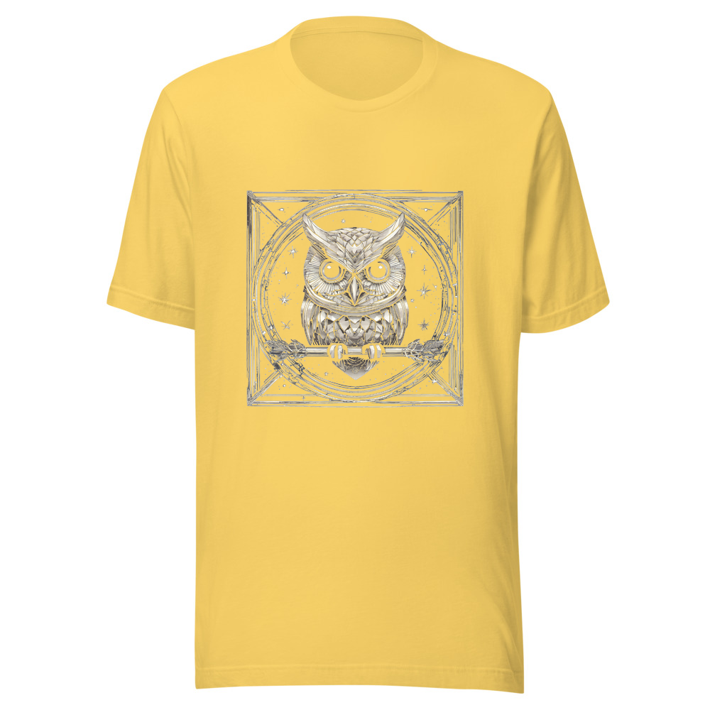 Yellow T-Shirt with print art