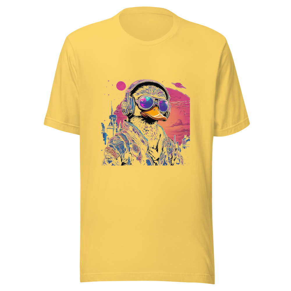 Yellow T-Shirt with print art