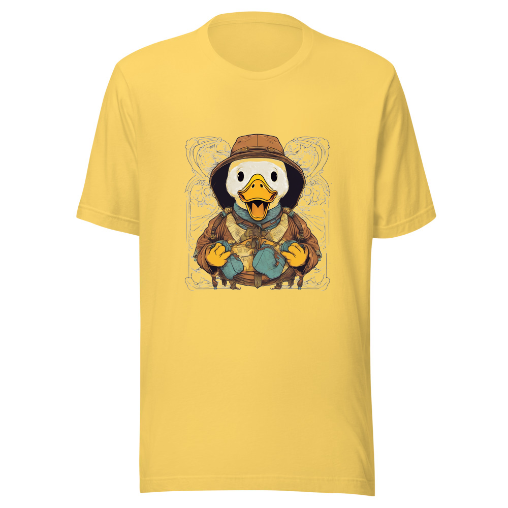 Yellow T-Shirt with print art